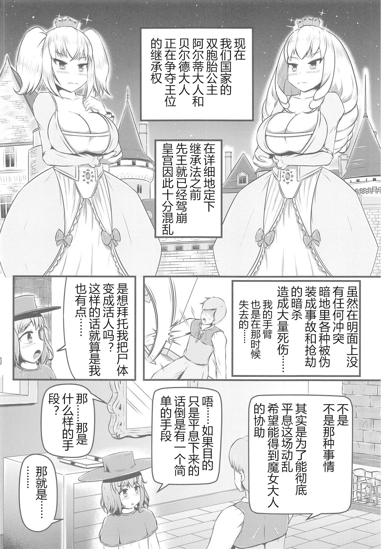 (C99) [しろいしのしの (篠田一宏)] 達磨姫一心同体 [中国翻訳]