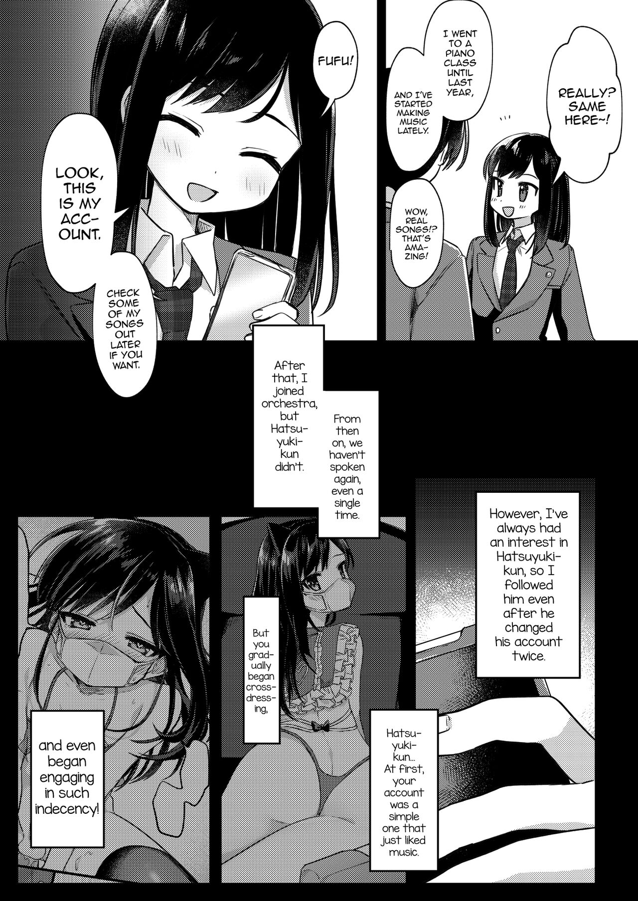 [PORYGON137 (左ポリ5ン)] 女装少年ねこちにガチ恋× [英訳] [DL版]