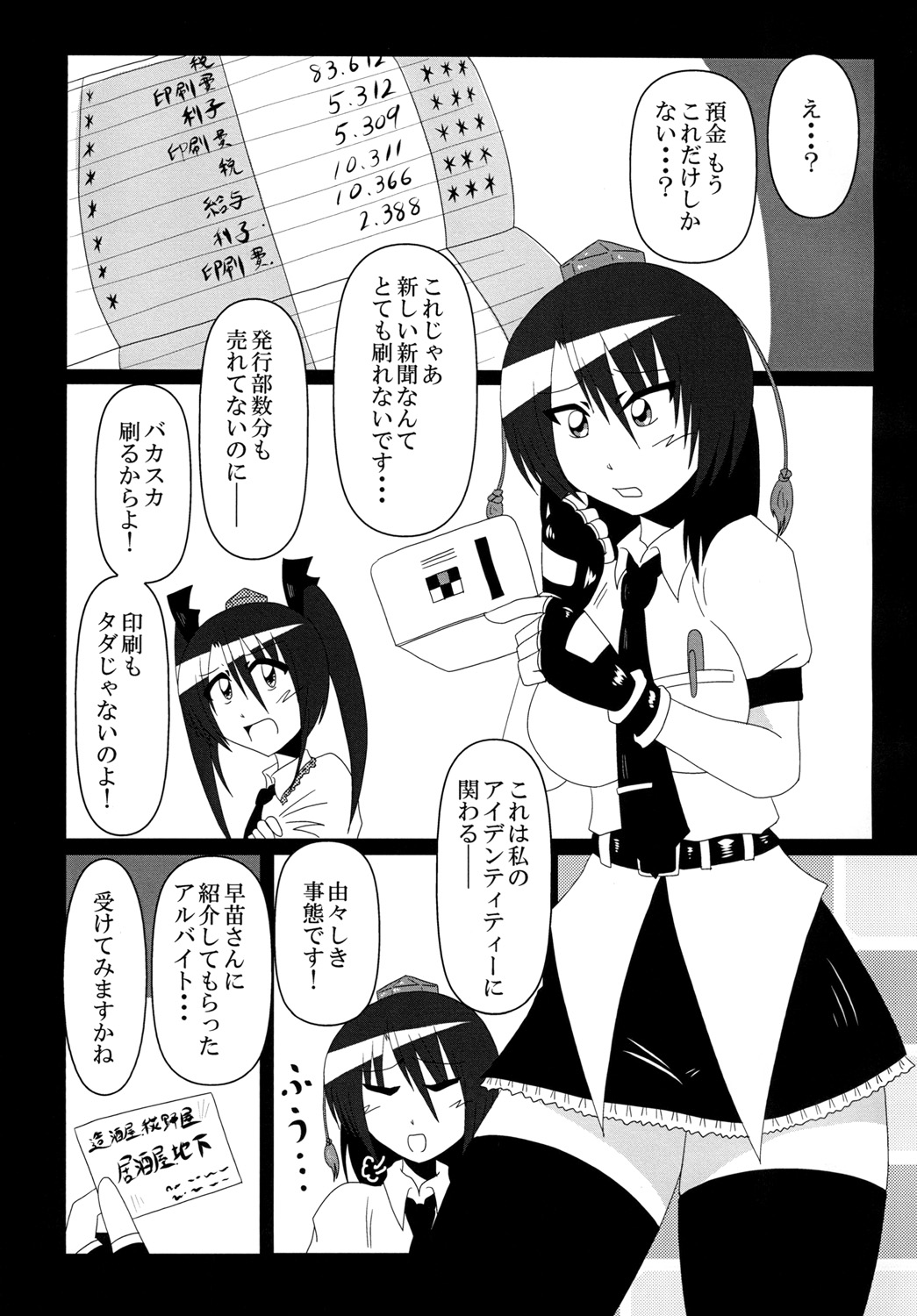 [和がらし屋 (たすろ主任)] 射命丸文 バイトはじめます! (東方Project) [DL版]