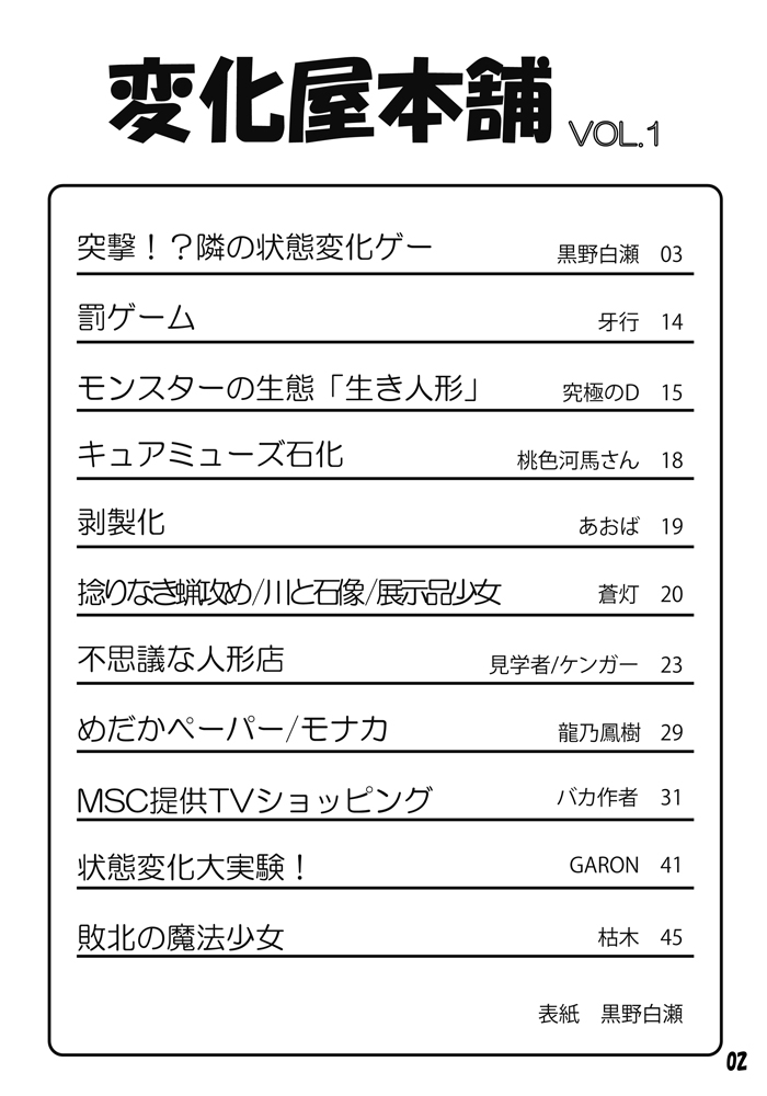 (C81) [状態変家 (よろず] 変化屋本舗