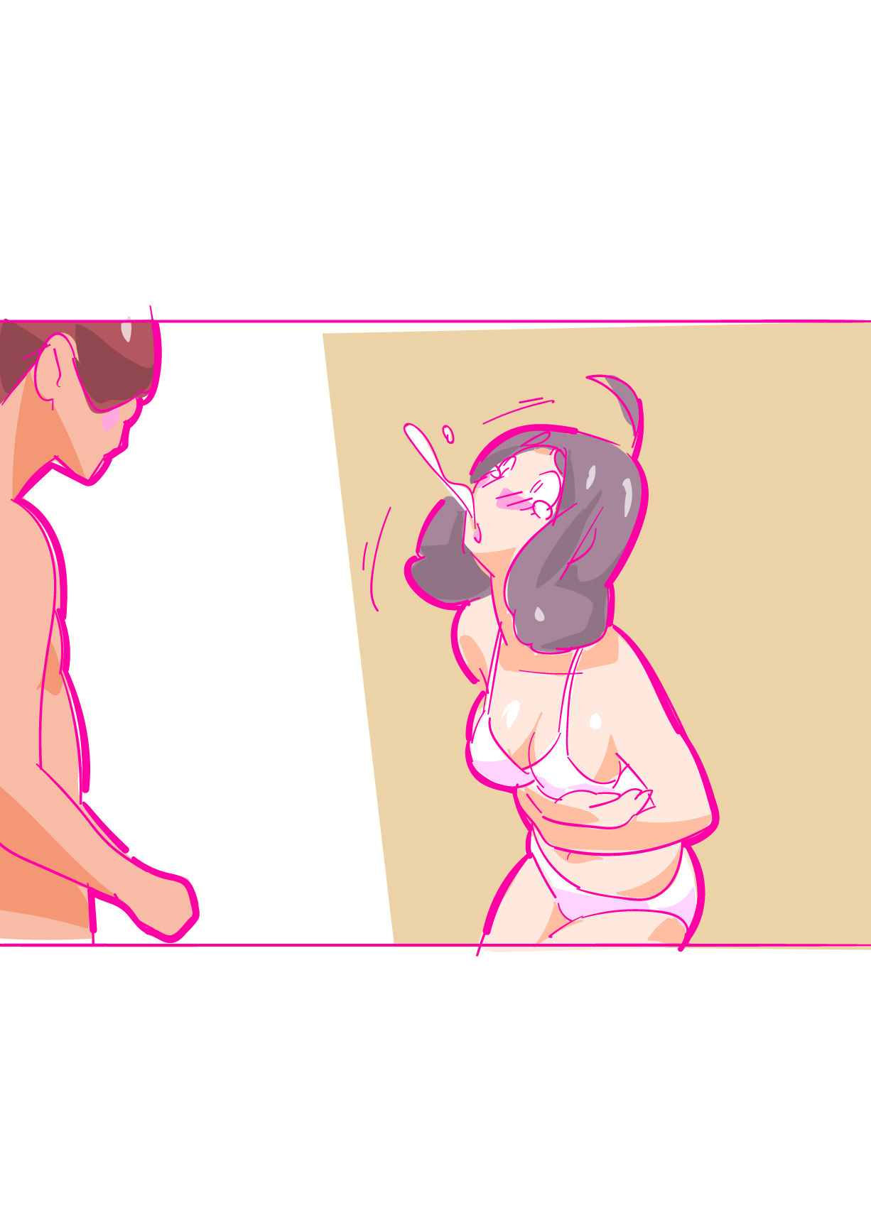 [はらだ19才] 健気な夏子に愛の腹パンチ01[腹パン処女喪失編]