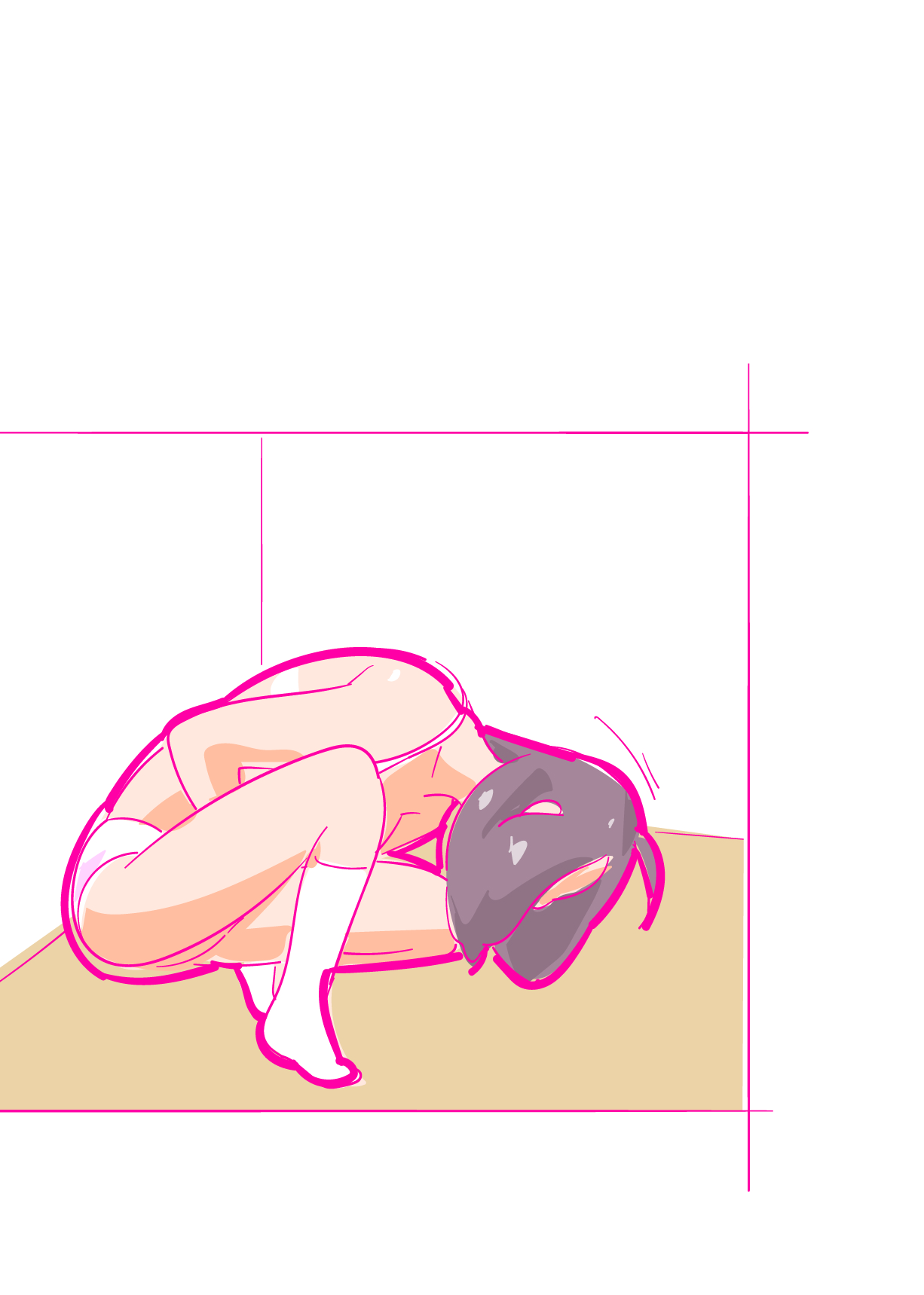 [はらだ19才] 健気な夏子に愛の腹パンチ01[腹パン処女喪失編]