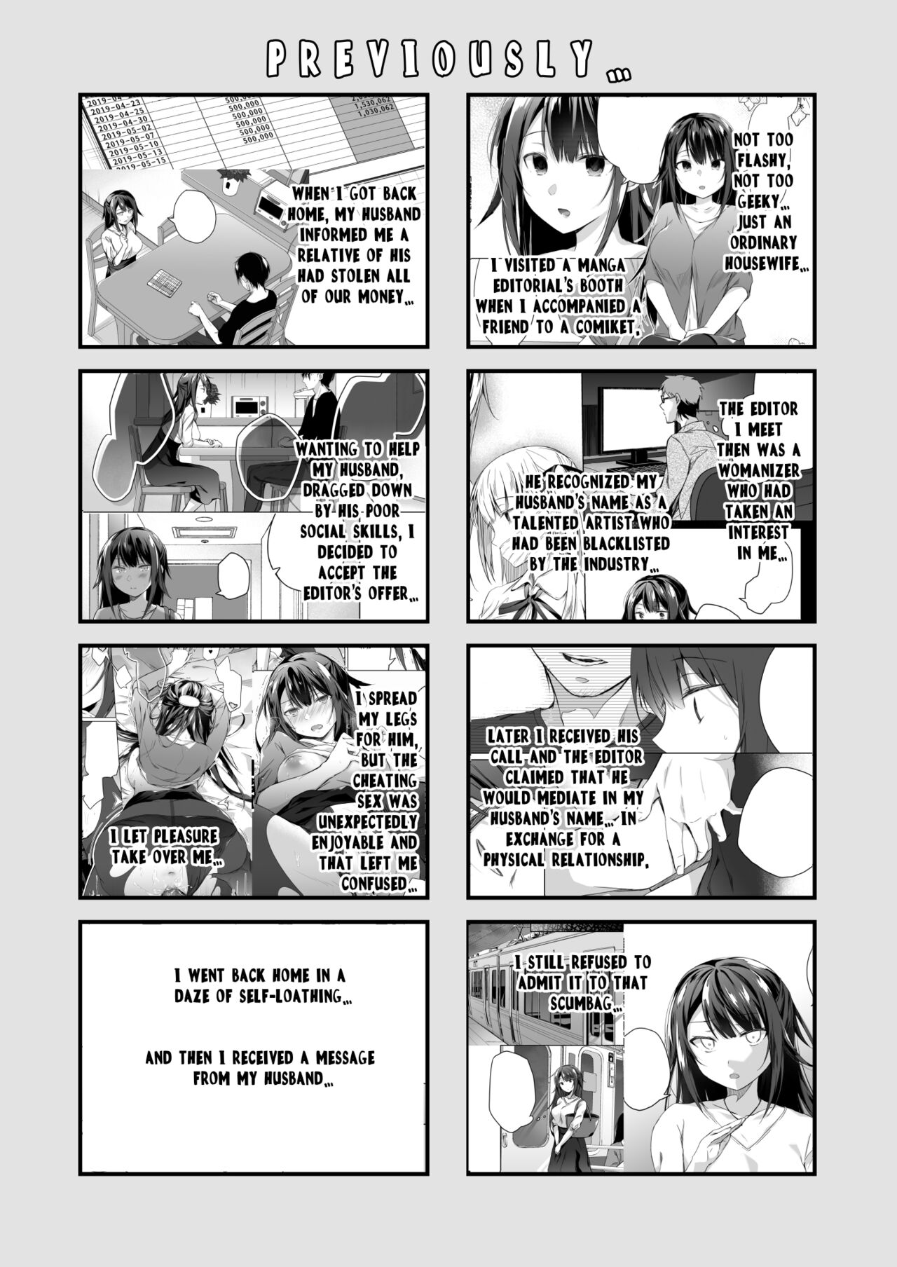 [ひらひら (ひらり)] 同人イベントの出張編集部に行った日から妻の様子が…2 [英訳] [無修正]