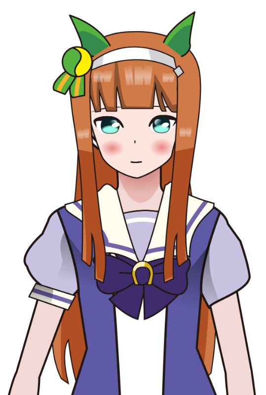 [小ちん]ウマ娘のコスプレした女の子のイラスト