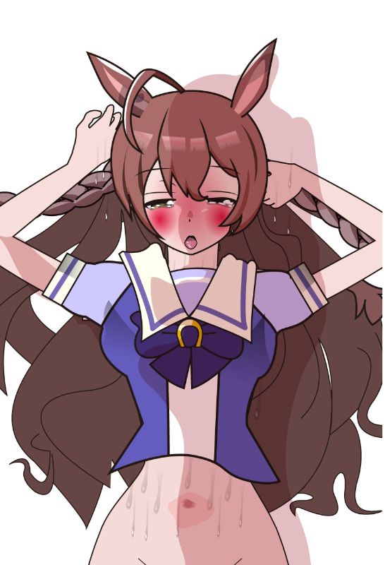 [小ちん]ウマ娘のコスプレした女の子のイラスト