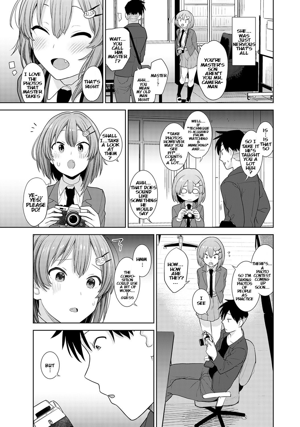 [あずせ] 卒アルカメラマンとして一年間女子校のイベントへ同行することになった話 第1話 (アナンガ・ランガ Vol.64) [英訳]