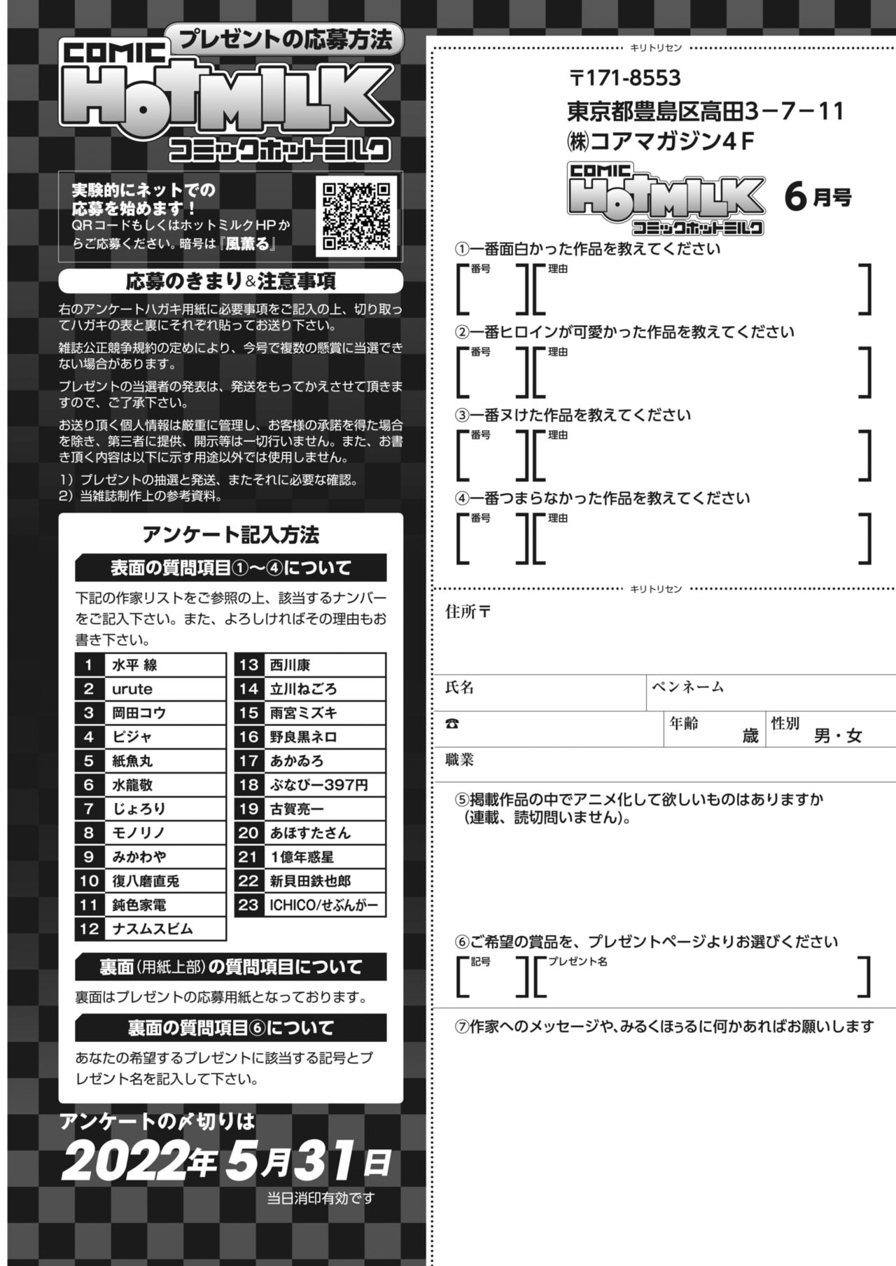 コミックホットミルク 2022年6月号 [DL版]