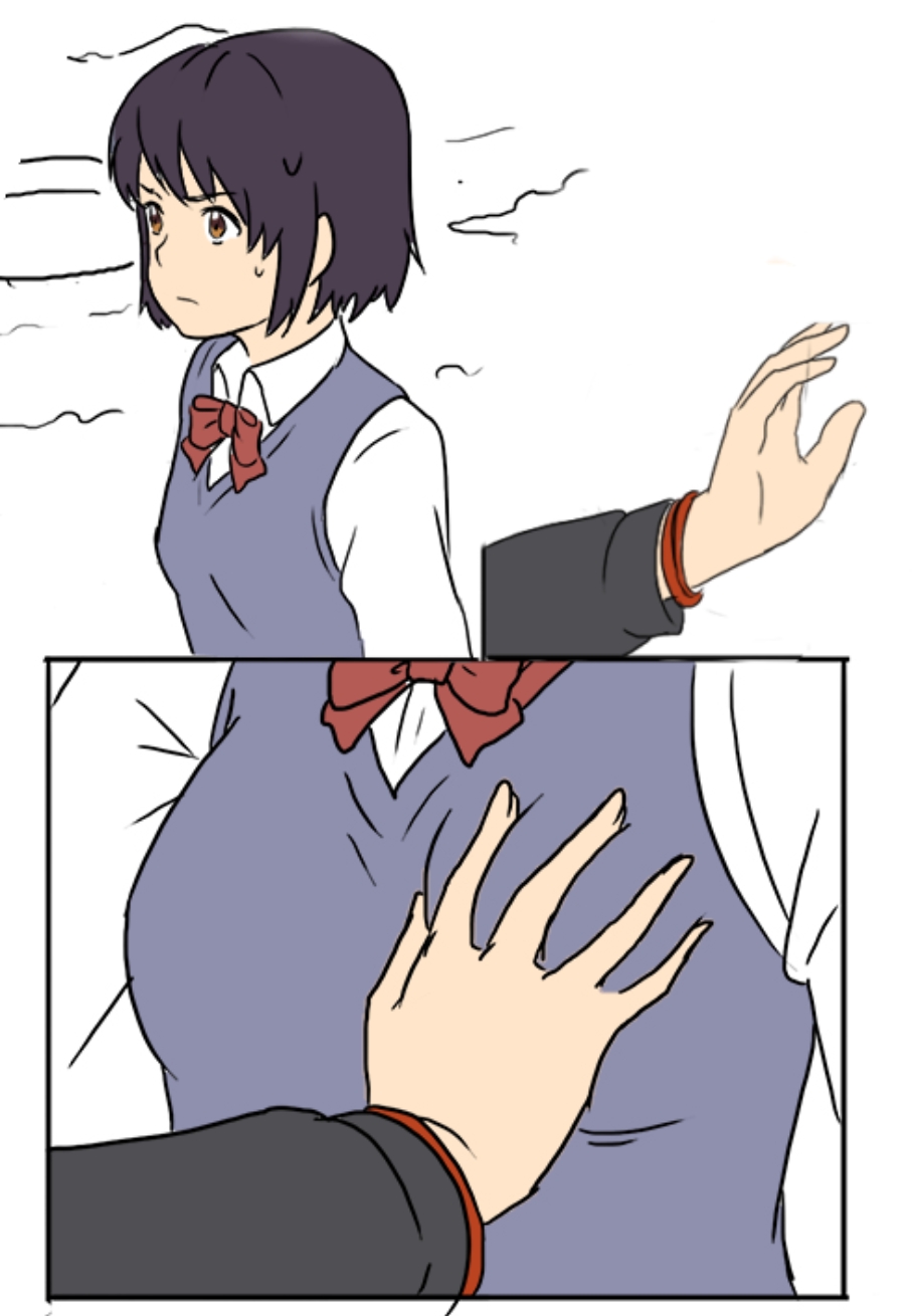 (C91) Mitsuha Miyamizu Rape by Tessie Netorare (Kimi no Na wa.) [Crystal Shoujo & Ugeppa)] (Colorized) (by Mikaku)