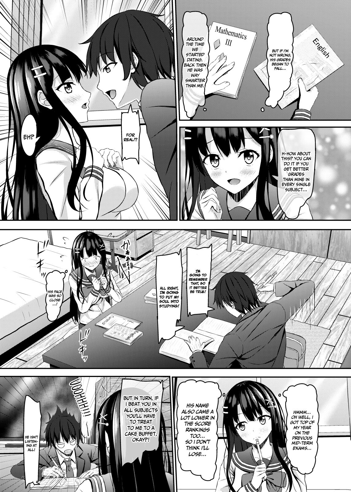 [あかなぎ (相川たつき)] 才色兼備で恥ずかしがりやなjkと初Hまで [英訳] [DL版]