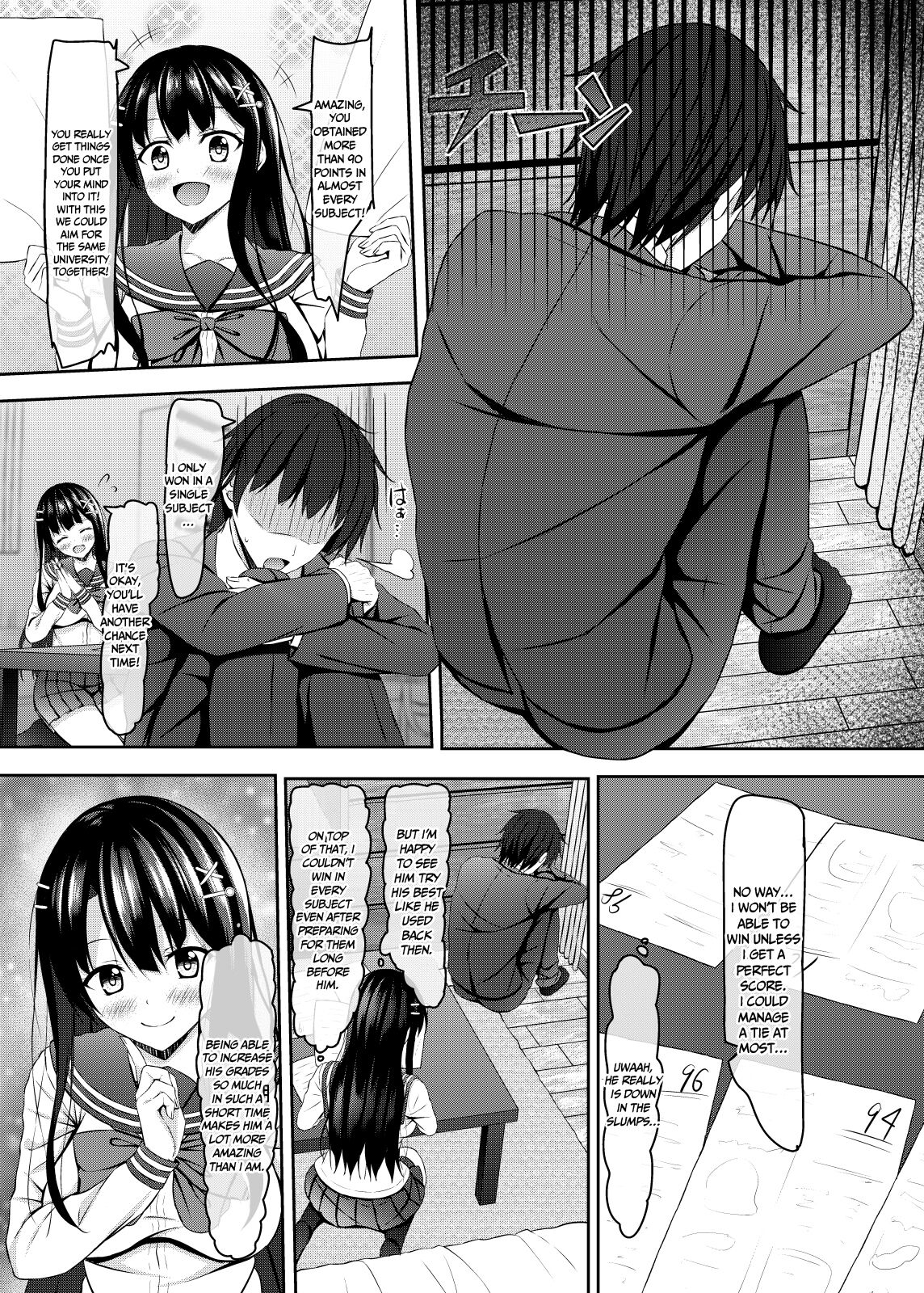 [あかなぎ (相川たつき)] 才色兼備で恥ずかしがりやなjkと初Hまで [英訳] [DL版]