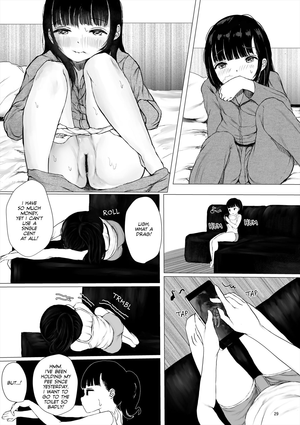 [めたこらぷす (めたこら)] JCち○ぽ部屋一ヶ月性活チャレンジ！（前編） [DL版] [英訳]