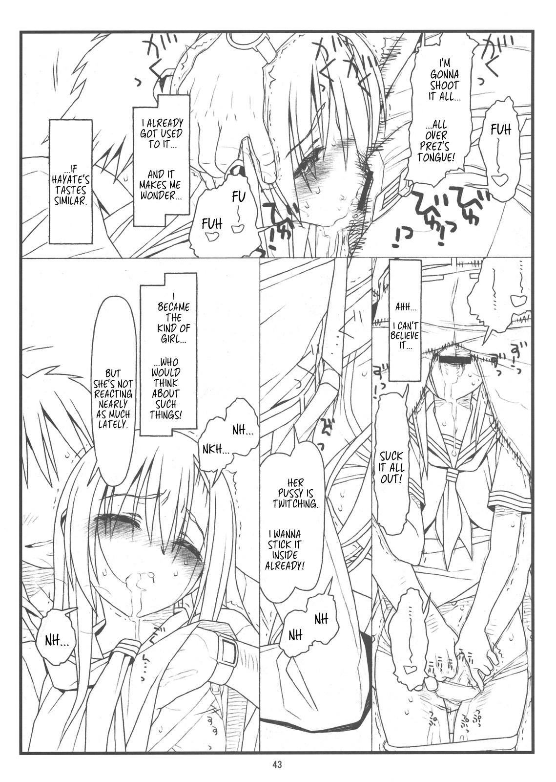 (C79) [bolze. (rit.)] 俺らと彼女が奴隷と主人で生徒会長 (ハヤテのごとく!) [英訳]