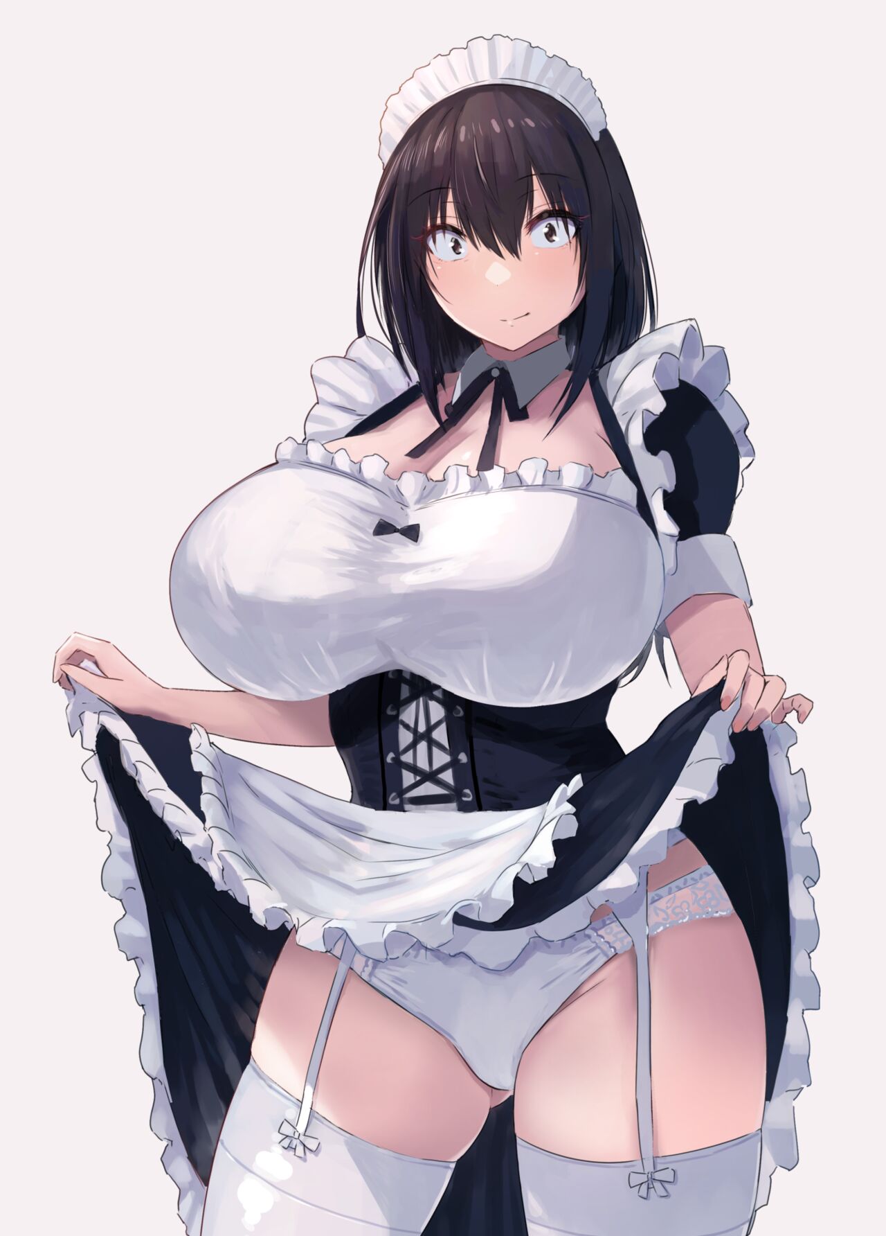 [4390works (夏石名無)] 極甘 四白眼のメイドさん [中国翻訳]