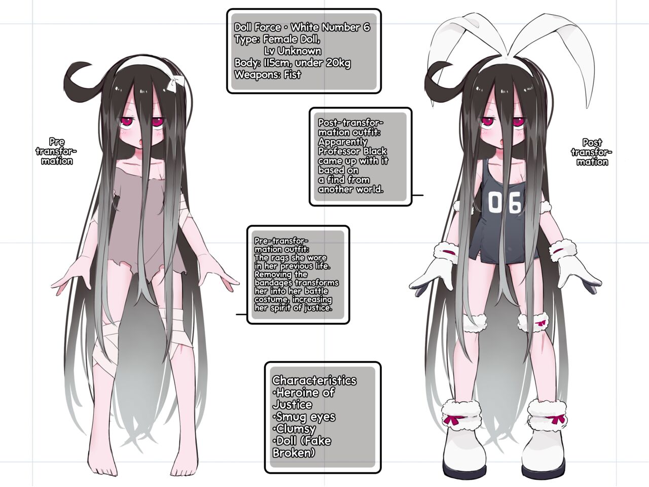 [団栗] ドール戦隊！ホワイト６(１話) (おゆうぎ会)[英訳]
